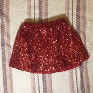 Girls Sequin Skirt